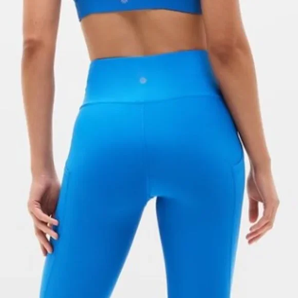 Athleta Interval Stash High Rise 7/8 Legging in Cardinal Size Large - Picture 7 of 7